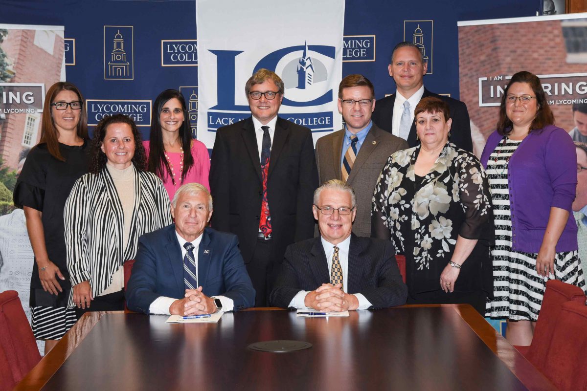 Lackawanna College Signs Articulation Agreement with Lycoming College