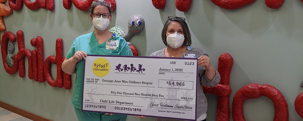 Geisinger Janet Weis Children’s Hospital Receives $50,000 Donation