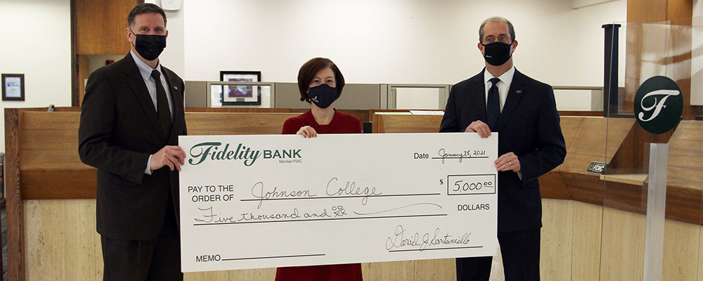 Johnson College Receives $5,000 from Fidelity Bank through Pennsylvania’s EITC Program