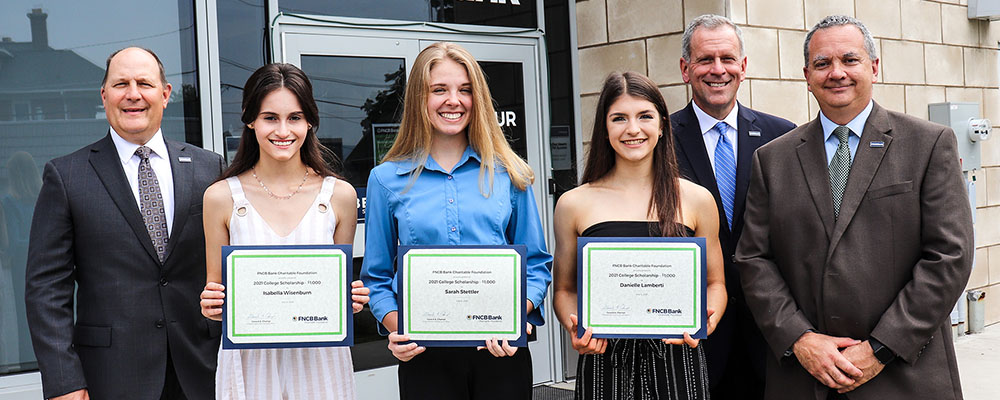 FNCB Bank Foundation Announces 2021 College Scholarship Winners