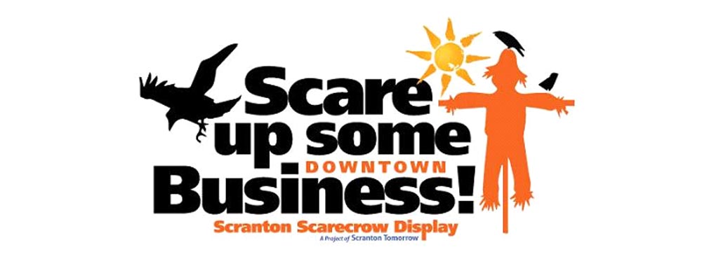 Scranton Tomorrow Downtown Business Scarecrow Display
