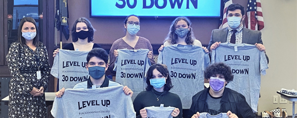 High School Students in Lackawanna College’s Level Up Program Honored