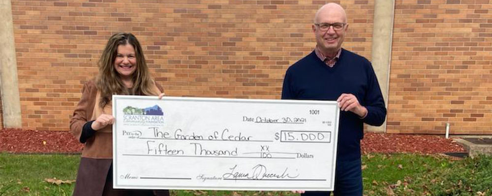 Scranton Area Community Foundation Awards Grant to The Garden of Cedar
