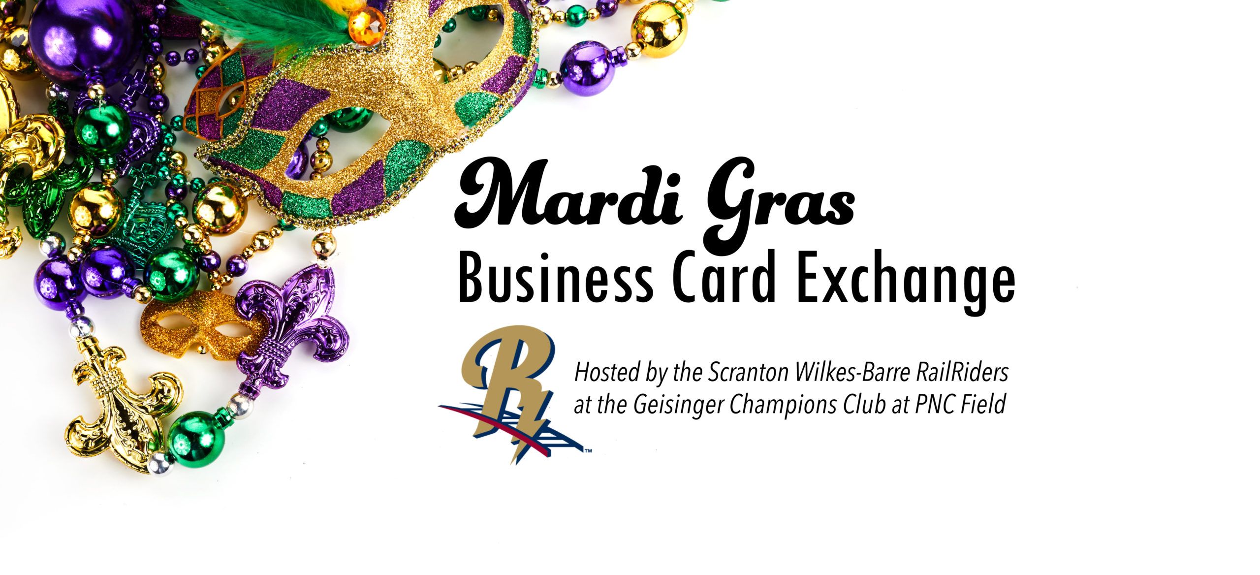 Mardi Gras Business Card Exchange