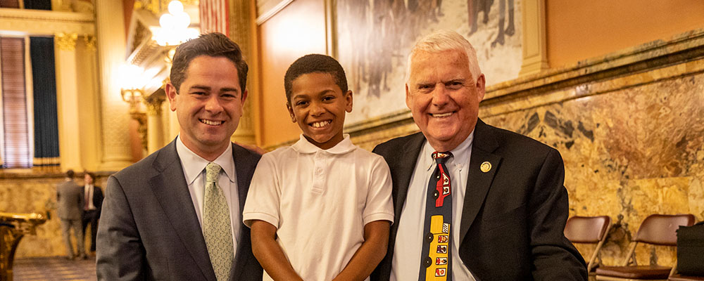 Outreach Center Visits State Capitol