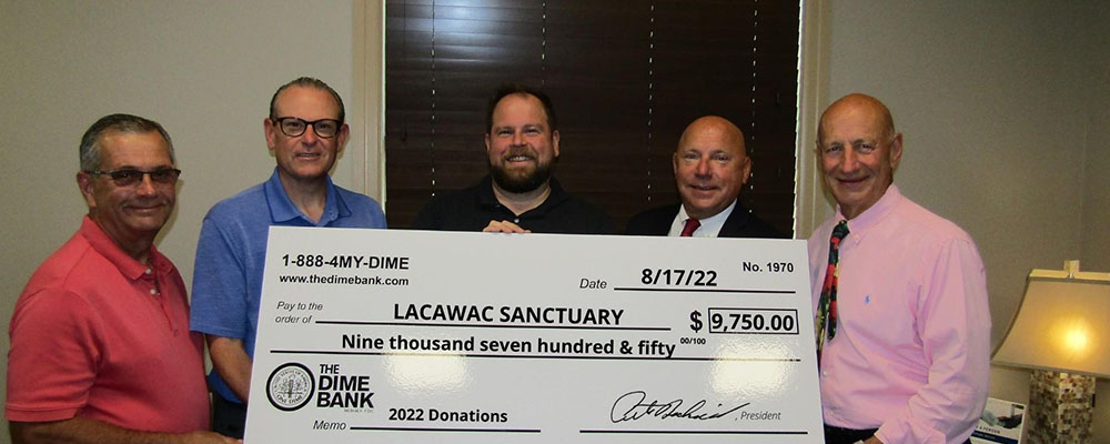 The Dime Bank Supports Lacawac Sanctuary