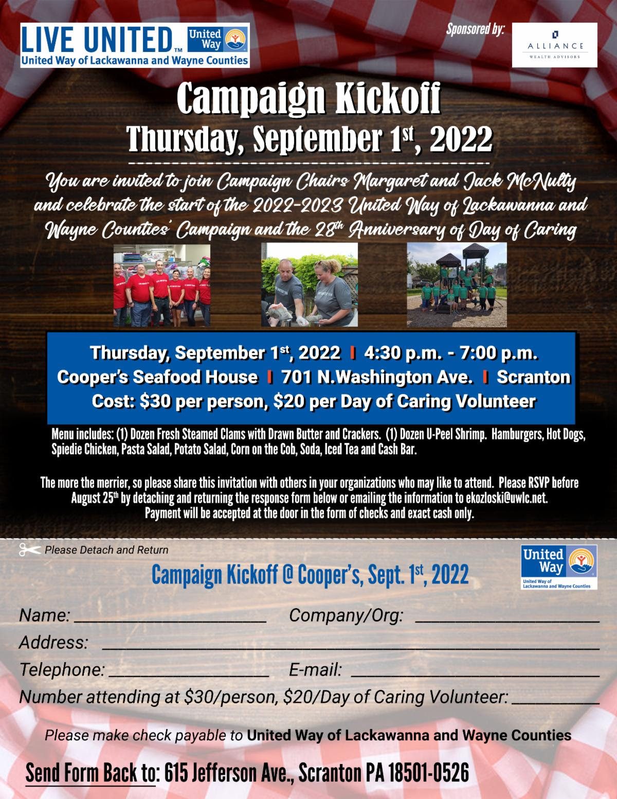 United Way Campaign Kickoff The Greater Scranton Chamber