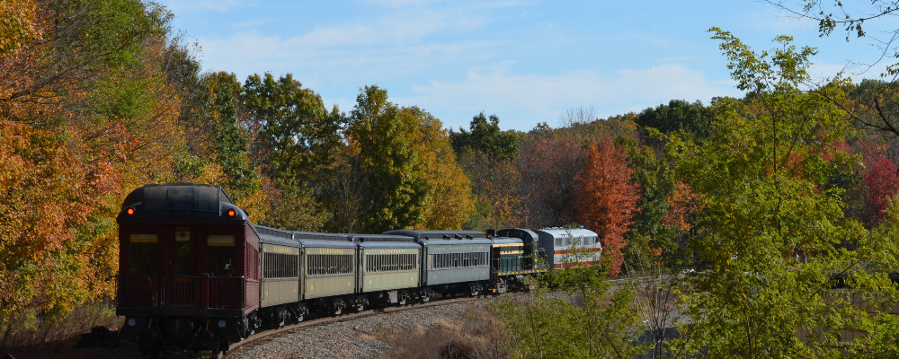 Autumn Train Rides at Steamtown