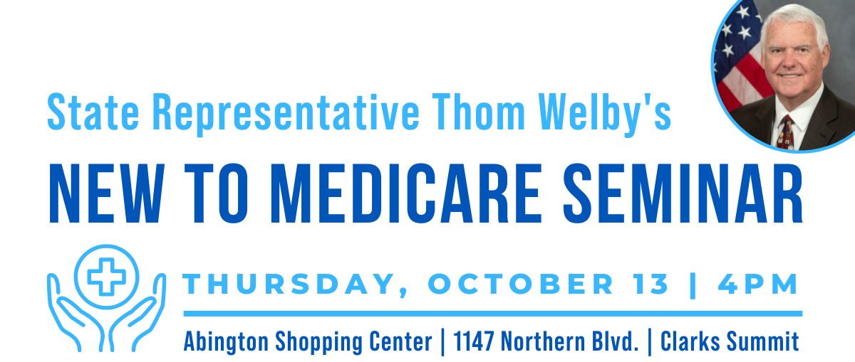 State Representative Thom Welby Medicare Seminar