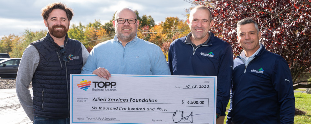 Allied Services Receive Donation