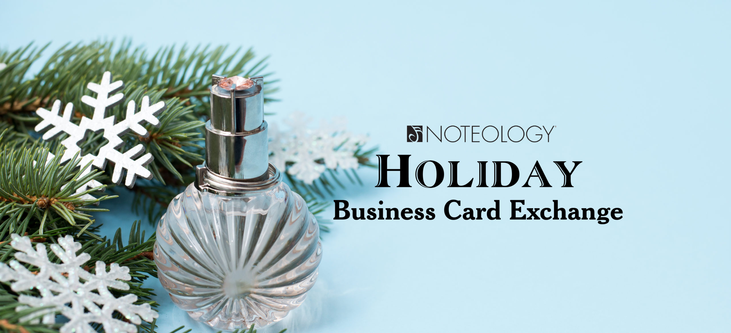 Holiday Business Card Exchange at Noteology