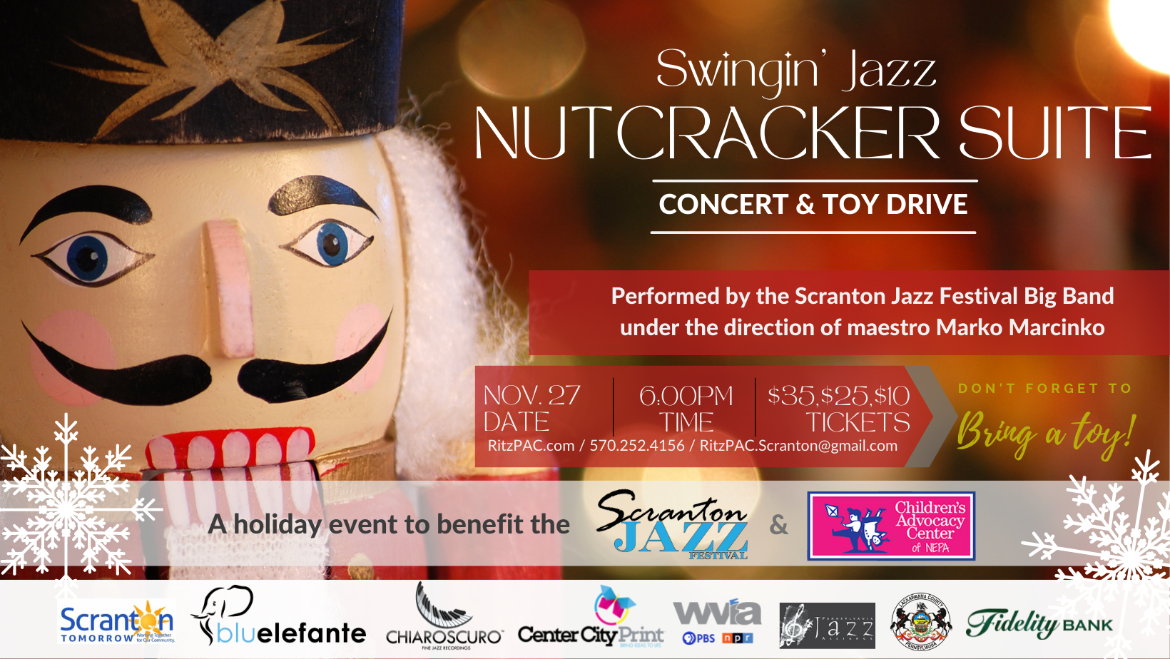 Scranton Jazz Festival Presents Swingin' Jazz Nutcracker Suite The