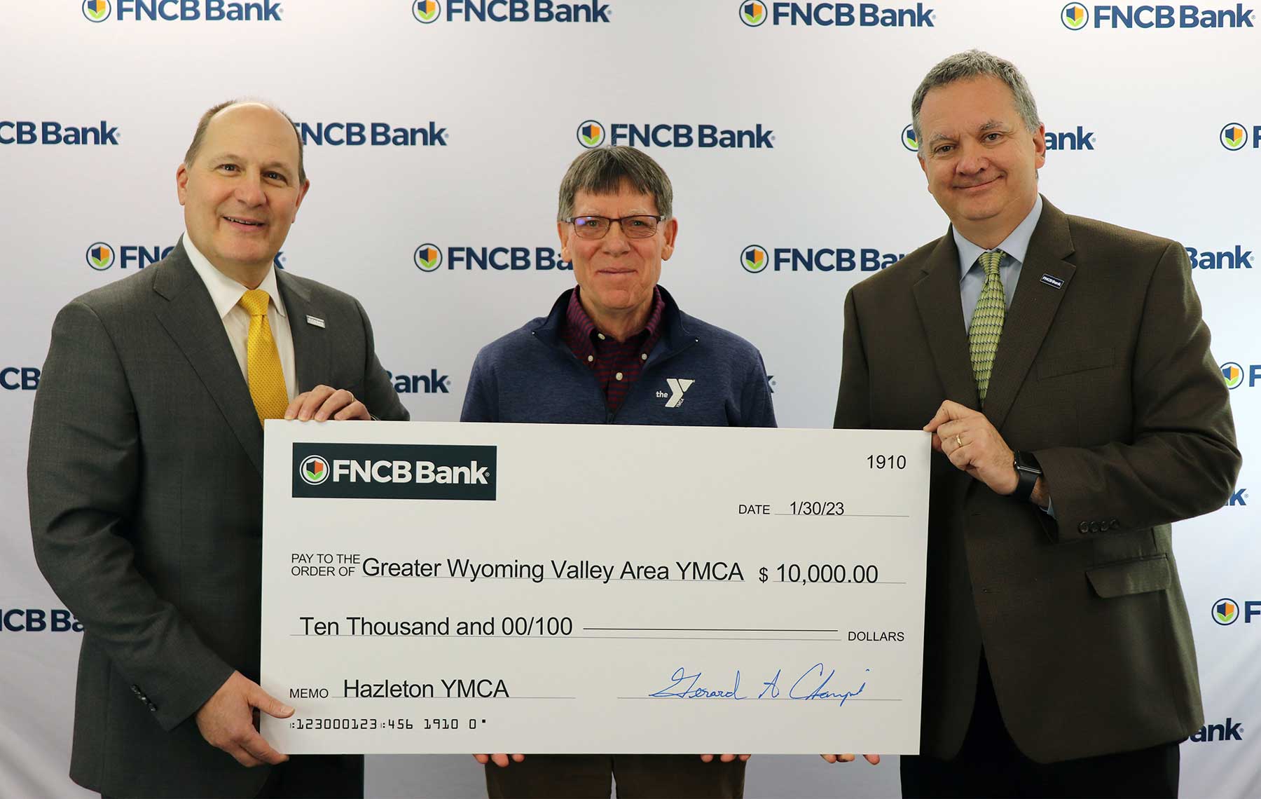 FNCB Bank Donates to Hazleton YMCA Project The Greater Scranton Chamber