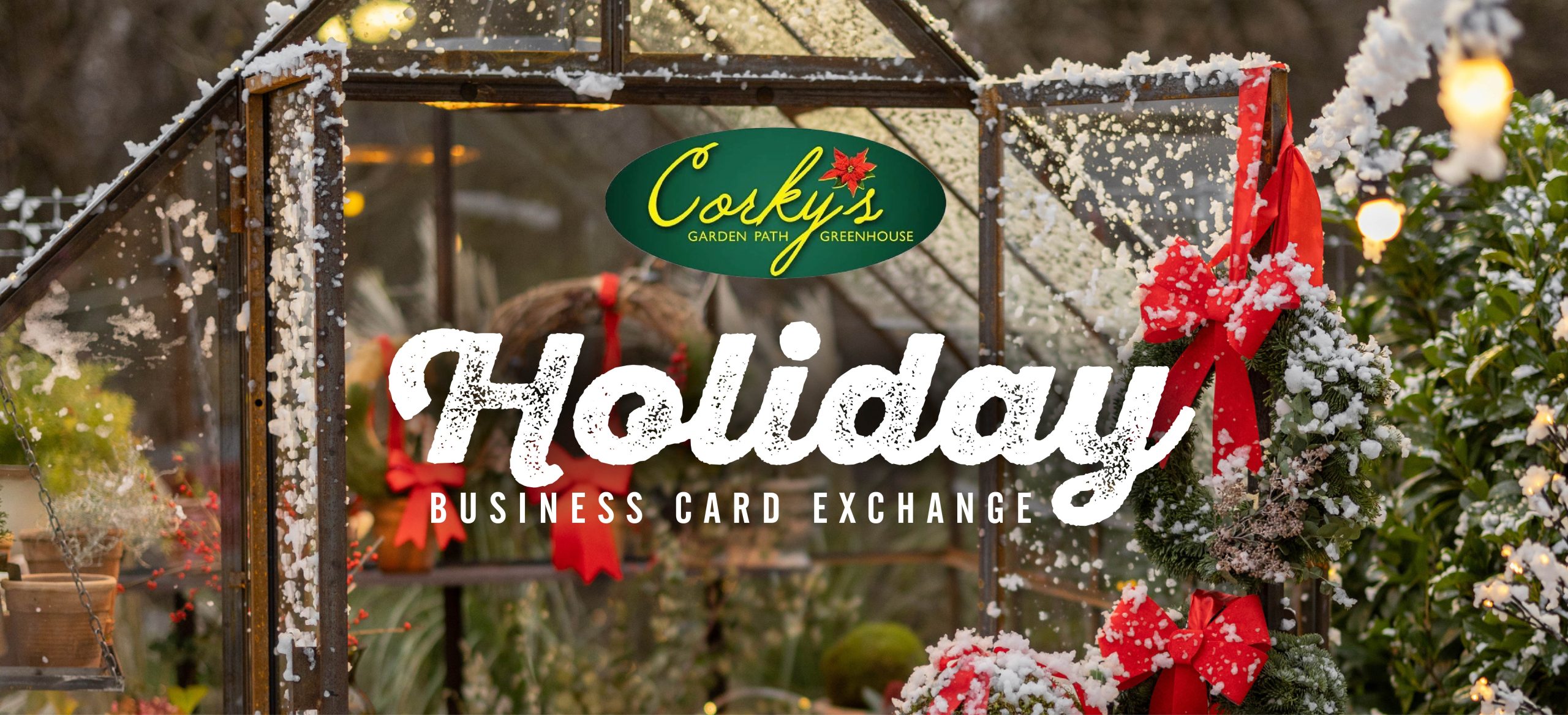 Holiday Business Card Exchange at Corky's