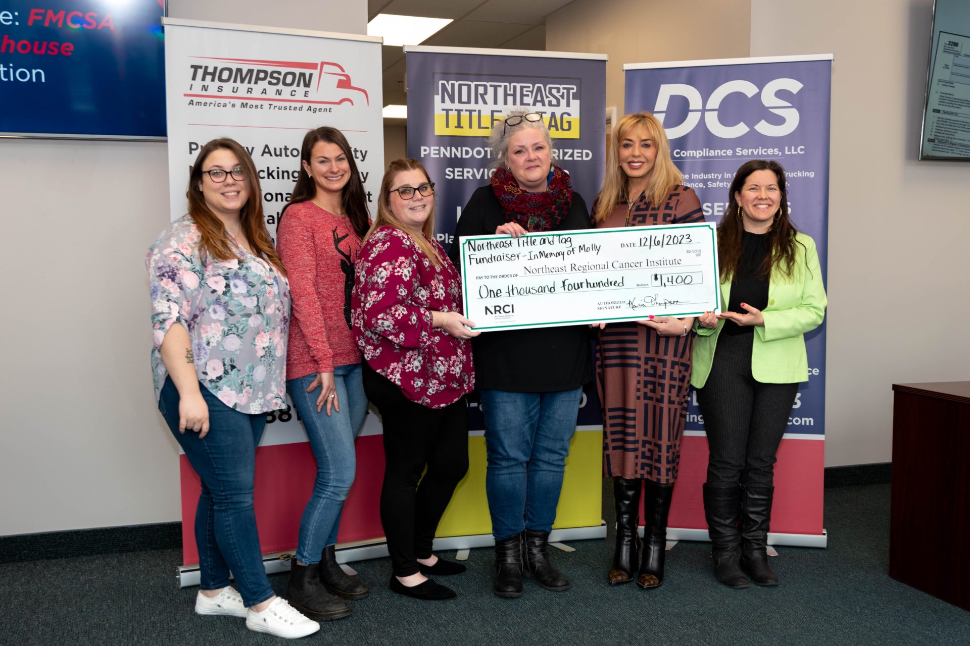 Northeast Title and Tag Raise 1,400 to Benefit Northeast Regional