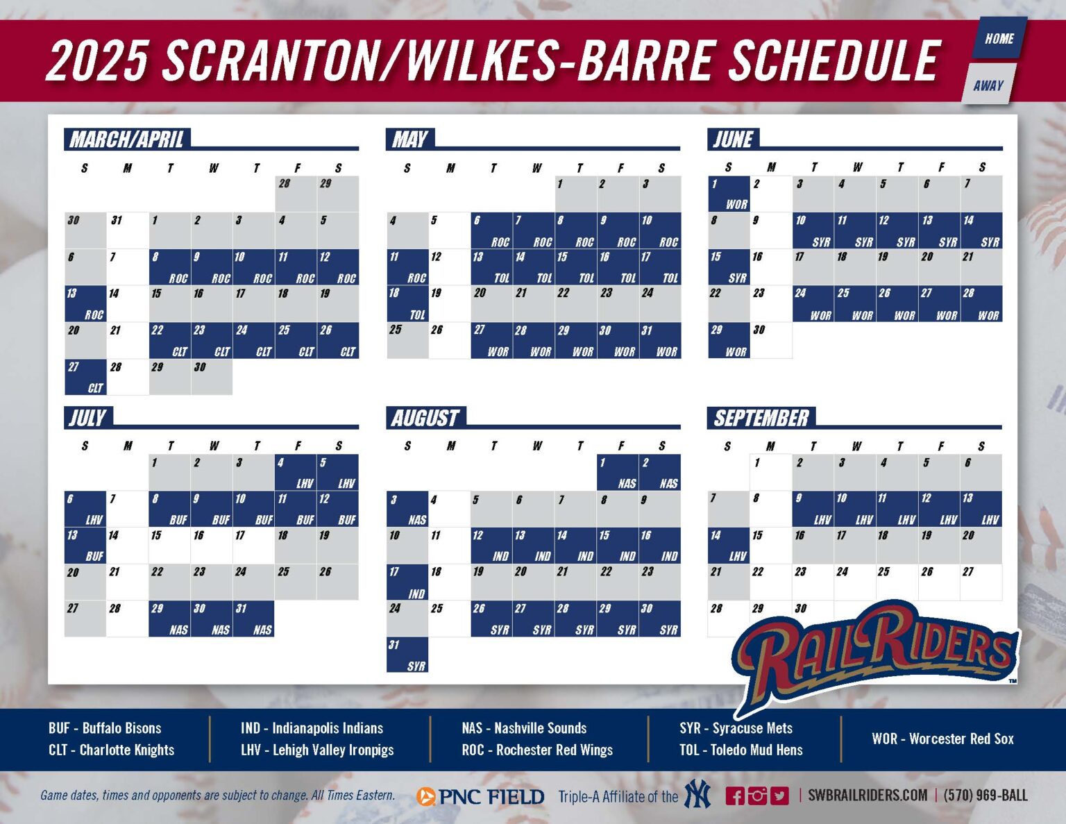 scranton-wilkes-barre-railriders-publish-2025-home-schedule-the