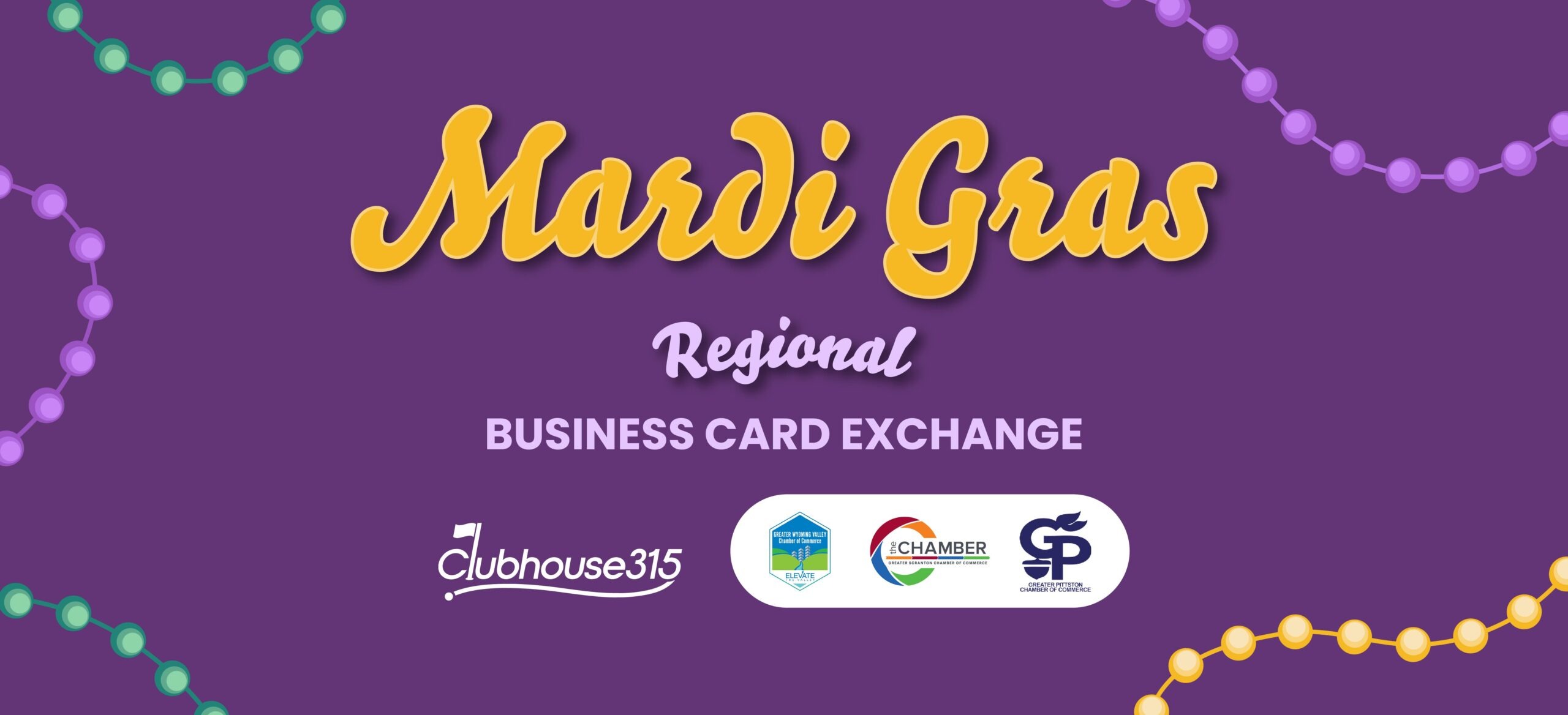 Mardi Gras Business Card Exchange